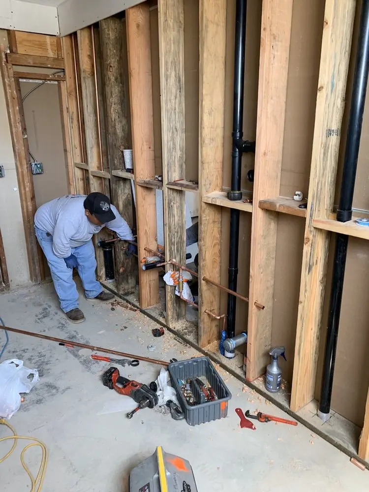 Commercial rough-in plumbing for Water Heater Replacement in Northeast Heights